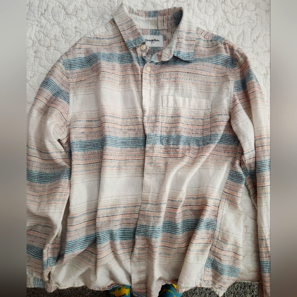 Boho Long Sleeved Stripe Shirt